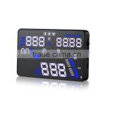 5.5'' GPS Universal Car HUD Head Up Display Car Alarm System Speed Warning With Campass thumbnail-4