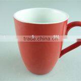 Ceremic Mugs,cheap Stock Red Color Glazed Coffee Mugs,12oz Ceramic Coffee Mugs thumbnail-1