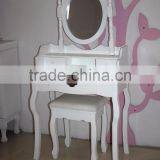 Wooden Dressing Table With Mirros and Stool /Dressing Table /Wooden Dresser/mirror Furniture Dressing Table thumbnail-3