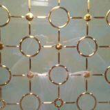 Clear and Colored Acid Etched Glass/Frosted Glass/Sandblasted Glass for Bathroom thumbnail-1