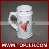 Logo Custom Non-disposable Ceramic Beer Mug 22oz Cup White Mug thumbnail-6