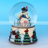 2017 Resin Craft Christmas Snowball With Snow thumbnail-3