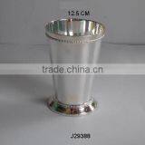 Cast Brass Julep Cup in Silver Plating thumbnail-1