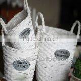 Elegant Willow Flower Vase Wicker Flower Basket thumbnail-1