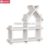 Lovely House Style Wooden Floating Shelf Wholesale Home Decor Wall Mount Shelving for Kids Room Wall Shelf Bracket thumbnail-3