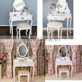 Knocked Down Rotating Wooden Jewelry Armoire thumbnail-3