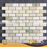 Yellow Fantasy Chinese Marble Square Mosaic 48x48 mm on Mesh thumbnail-2