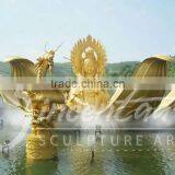 Outdoor Decoration Large Metal Sculptures Buddha Statues Waterfall thumbnail-2