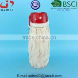 Table Centerpieces Christmas Decorations Santa Claus Flower Vase thumbnail-3