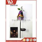 Iron Bird Garden House Shaped Solar Stake Light thumbnail-2