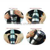 YE TI COOLERS 30OZ & 20OZ STAINLESS STEEL RAMBLER TUMBLER CUP MUG With Plastic Holder thumbnail-3