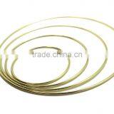 Brass Plate O Ring, High Quality Bright Color Metal O Ring for Handbag Round Ring, Butt Welded Steel Wire Rings ID 2" thumbnail-4