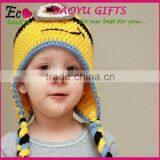 Hot Sale Baby Hats Yellow Cartoon Baby Hats Mini Baby Knitted Hats thumbnail-1