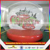 High Quality 1.0mm Thickness Clear PVC Inflatable Snow Globe for Christmas Decoration Tent