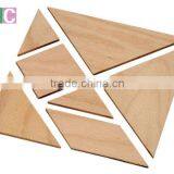 Wholesale Educational Kids Wooden Colored Tangram Jigsaw Puzzle Toy thumbnail-1