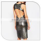 Sexy One Piece Girls Party Club Dresses Open Back Bodycon Midi Dress 2016 thumbnail-3