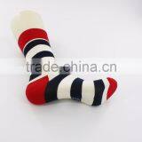 OEM Custom Colorful Combed Cotton Dress Business Men Happy Socks thumbnail-3