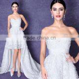 Sexy Backless Lace Short Front Long Back Wedding Dress Patterns thumbnail-1