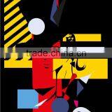 CMYK Colorful Life Printing Design Heat Transfer Sticker Custom Design Heat Transfer Decal Transfer Vinyl Sticker thumbnail-2