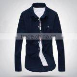 In 2015 the New Corduroy Shirt Cotton Corduroy Man's Shirt Fashion Long-sleeved Shirt Corduroy Free Shipping thumbnail-1