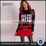 Custom Pattern Design Women Oversized Christmas Jumper Longline Sweater Knitwear Pullover Long Sleeve thumbnail-1