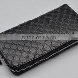 hot selling new fashion man trending clutch wallet with zip coin pocket