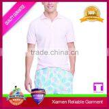 Man's Uniform Design Double Mercerized Cotton Sport Polo Shirt thumbnail-1