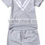 Wholesale Fashion High Quality Cute Print Girls' Clothing Set Children Summer Clothes Set thumbnail-4