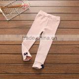 S32838W Kids Girls Bow Pants Children Cashmere Trousers Girl Velvet Leggings Pants thumbnail-3