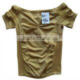 Hot Sell Fashionable Seamless Lady Summer T-shirt thumbnail-1