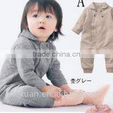 Organic Cotton Long Sleeves Baby Clothes Romper Boy thumbnail-5