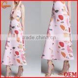 2015 New Fashion Sulty Lips Print Midi Long Women Skirt Wholesale thumbnail-1