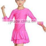 Newest Children Girl Latin Dance Dress Kids Dance Dresses thumbnail-1