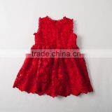 Summer New Style Lace Embroidery Kids Clothes Girls Dresses Baby thumbnail-4