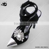 Bling Diamond Ornament With Metal Clip Buckle For Women Shoes thumbnail-2