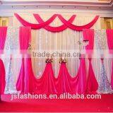 Wedding Backdrop Sparkly Photo Booth Backdrop Gold Sequin Fabric Gold Wedding Curtain With Detachable Swag thumbnail-5
