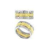 OEM / ODM Custom Gold Diamond Unique Crystal Wedding Engagement Rings With Factory Price thumbnail-1