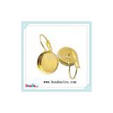 offer 20K gold plated brass vintage earrings jewelry