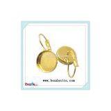 Offer 20K Gold Plated Brass Vintage Earrings Jewelry thumbnail-1