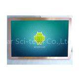 Metal Case 23.6 Inch Built-in PC Monitor Android With IR Touch Screen