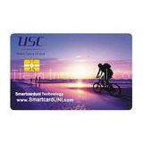 Standard PVC RFID Credit Chip Card , Smart RFID Id Cards For Business