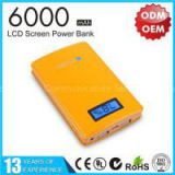 2 Port USB Full Capacity Power bank 6000mAh YLPB-104