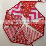 2017 Wholesale Banner Fabric Bunting Kid's Birthday Party Decoration Supplies Garland Home Decoration Flags thumbnail-5
