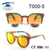 2017 Spring Fashion Colorful Wooden Sunglasses thumbnail-1