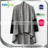 Women's Long Sleeve Cardigan With pu thumbnail-2