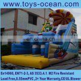 2016 New Design China Inflatable Bear Slide ,inflatable Toboggan Slide