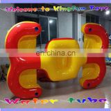 4 person floating inflatable water tube with cup