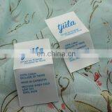 High Quality Loop Fold Care Label/centerfold Care Label