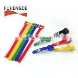 Logo Printing Custom Hook and Loop Straps Nylon Cable Ties Organizer Fastener thumbnail-2