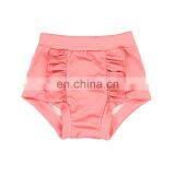 Infant & Toddle Baby Girl Ruffle Pure Color Diaper Covers Mexican Bloomers Wholesale Price thumbnail-1